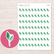 I-18662 planner sticker sheet with enlarged sticker detail