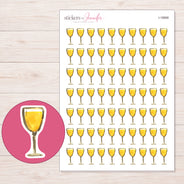 I-18668 planner sticker sheet with enlarged sticker detail