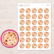 I-18671 planner sticker sheet with enlarged sticker detail