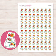 I-18688 planner sticker sheet with enlarged sticker detail