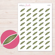 I-18767 planner sticker sheet with enlarged sticker detail