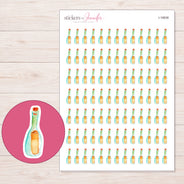 I-18838 planner sticker sheet with enlarged sticker detail