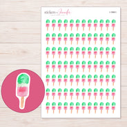 I-18841 planner sticker sheet with enlarged sticker detail