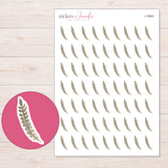 I-18842 planner sticker sheet with enlarged sticker detail