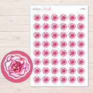 I-18922 planner sticker sheet with enlarged sticker detail