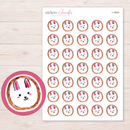 I-18929 planner sticker sheet with enlarged sticker detail