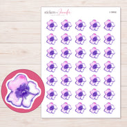 I-18932 planner sticker sheet with enlarged sticker detail