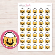 I-19078 planner sticker sheet with enlarged sticker detail