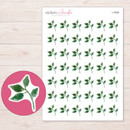 I-19080 planner sticker sheet with enlarged sticker detail