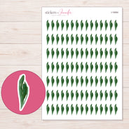 I-19084 planner sticker sheet with enlarged sticker detail