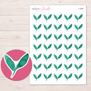 I-19088 planner sticker sheet with enlarged sticker detail