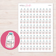 I-19151 planner sticker sheet with enlarged sticker detail