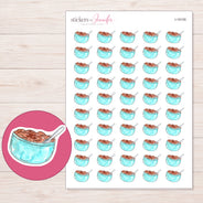 I-19155 planner sticker sheet with enlarged sticker detail