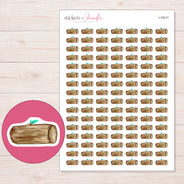 I-19217 planner sticker sheet with enlarged sticker detail