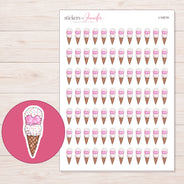 I-19219 planner sticker sheet with enlarged sticker detail