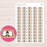 I-19230 planner sticker sheet with enlarged sticker detail