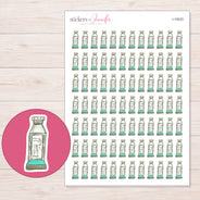I-19233 planner sticker sheet with enlarged sticker detail