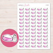 I-19238 planner sticker sheet with enlarged sticker detail
