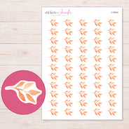 I-19244 planner sticker sheet with enlarged sticker detail