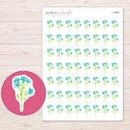 I-19268 planner sticker sheet with enlarged sticker detail