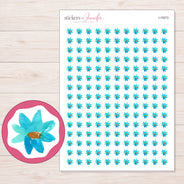 I-19272 planner sticker sheet with enlarged sticker detail