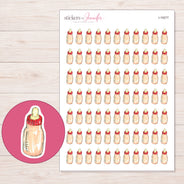 I-19277 planner sticker sheet with enlarged sticker detail
