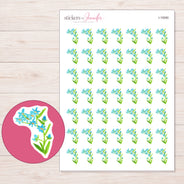 I-19280 planner sticker sheet with enlarged sticker detail