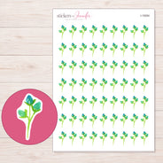 I-19284 planner sticker sheet with enlarged sticker detail