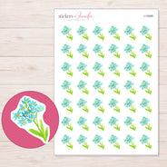I-19288 planner sticker sheet with enlarged sticker detail