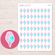 I-19289 planner sticker sheet with enlarged sticker detail
