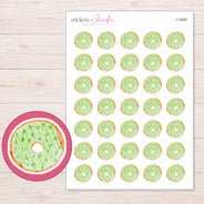 I-19299 planner sticker sheet with enlarged sticker detail