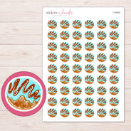 I-19303 planner sticker sheet with enlarged sticker detail
