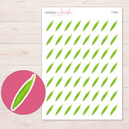 I-19304 planner sticker sheet with enlarged sticker detail