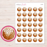 I-19307 planner sticker sheet with enlarged sticker detail