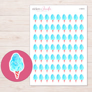 I-19313 planner sticker sheet with enlarged sticker detail