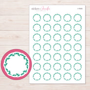 I-19320 planner sticker sheet with enlarged sticker detail