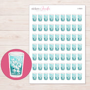 I-19331 planner sticker sheet with enlarged sticker detail