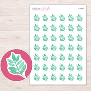 I-19348 planner sticker sheet with enlarged sticker detail