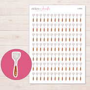 I-19351 planner sticker sheet with enlarged sticker detail