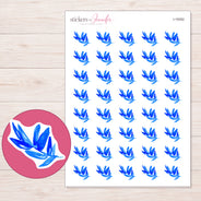 I-19352 planner sticker sheet with enlarged sticker detail