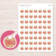 I-19363 planner sticker sheet with enlarged sticker detail