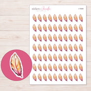 I-19369 planner sticker sheet with enlarged sticker detail