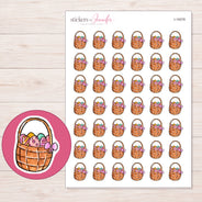 I-19378 planner sticker sheet with enlarged sticker detail