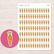 I-19382 planner sticker sheet with enlarged sticker detail