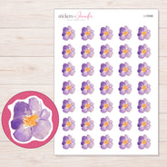 I-19388 planner sticker sheet with enlarged sticker detail