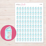 I-19391 planner sticker sheet with enlarged sticker detail