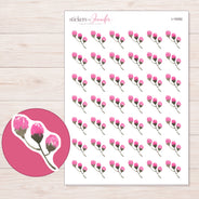 I-19392 planner sticker sheet with enlarged sticker detail