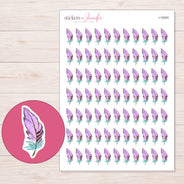I-19393 planner sticker sheet with enlarged sticker detail
