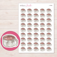 I-19395 planner sticker sheet with enlarged sticker detail