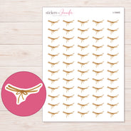 I-19405 planner sticker sheet with enlarged sticker detail